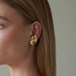 18K Gold Plated Chunky Earrings